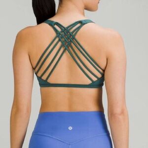 Lululemon Free To Be Wild Bra - Green Jasper - Size 8